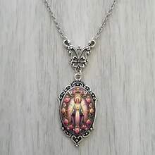 1pc Elegant Vintage Pendant Necklace, Suitable As Gift For Friends