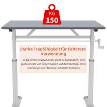 Kids Desks & Desk Sets - Gray + Metal & Wood+60*80 - View 2