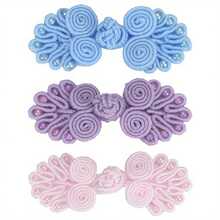 5 Pairs Of Vintage Nylon Knot Buttons - Colorful Chinese Style Quick Buttons, Suitable For Long Shirts, Coats, And DIY Sewing Projects, Sewing Accessories| Decorative Closure| Durable Clasp, Snap Closure - màu đen - Xem 11