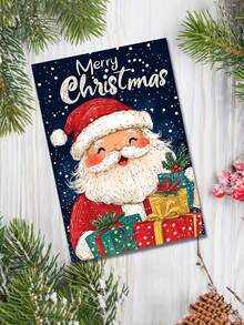 6 Christmas Card Sets With Cartoon Illustrations, Suitable For Christmas, Mother's Day And Other Occasions, Christmas Postcards, Greeting Cards, Suitable For Everyone