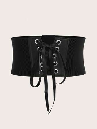 1 件女士条纹弹性腰带