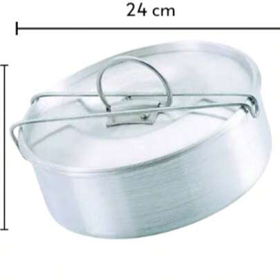 Molde para hacer flan de 24 cm . FLANERA DE ALUMINIO PARA USAR BAÑO MARIA Y HORNO,  MEDIDAS 24 cm DE DIÁMETRO