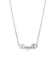 Custom Shiny Frosted Name Necklace Women Girl Charm Personalized Stainless Steel Half Wrap Love Letter Necklace Couple Pendant Family Jewelry Birthday Holiday Gift Christmas Gift For Her
