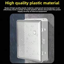 Junction Box-Outdoor Breaker Box Dustproof Waterproof Enclosure Boxes - Transparent - View 3