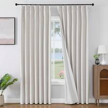 Ivory|pinch Pleated