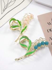 1 szt. spinka do włosów Tulip, uniwersalna, elegancka spinka do włosów, zimowa kopertówka do włosów, eleganckie akcesoria do włosów