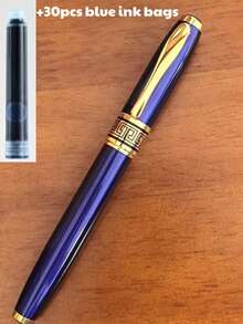 [Custom] Provide 1pc High Quality Custom, High-Quality Heavy Metal Feel, 0.5 Tip Steel Pen, With 1pc Gift Box Pocket Clip - Smooth Writing, Refillable Medium Nib, Comes With 2pcs Refills, Elegant Gift Box, Personalized Business Gift - Unique, Thoughtful Pen Gift Set For Coworkers, Friends, Family, Christmas, Back To School, Graduation, Father's Day, Thanksgiving, Valentine's Day, Mother's Day, Teacher's Day - Multicolor - View 77