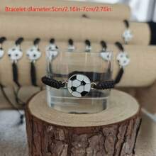 Football-Themed Bracelet Set, Unique Gift For Football Enthusiasts.Elegant, Delicate, And Subtle.