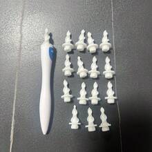 Ear Pick Spoon Rotating Spiral Ear Cleaner Ear Cleaner Silicone Ear Pick Ear Pick Spoon Rotating Portable - 白色 - 查看 4