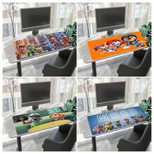 1pc  Cartoon Gaming Mouse Pad - Vibrant Animated Pups In Various Fun Scenes, Durable Large Desk Mat For PC & Keyboard, Ideal For Gamers, Kids' Room & Office Decor, Mouse Pads For Desk