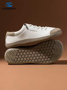 HOBIBEAR Wide Toe Box Minimalist Barefoot Shoes, Single-Strap Design, Unisex, Simplistic & Breathable, Comfortable Trail Running Shoes, PU Leather Upper