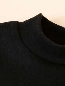 3pcs/Set Young Boys Cartoon Baseball Bear Fishing Bear Crocodile And Letter Print, Casual Comfortable Soft Fleece Tops, Long Sleeve Tops Turtleneck, Thermal Fall Outfits Underwear Suit For Autumn/Winter