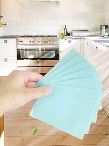 30/50 buc fulgi de curățare a podelelor din spumă, decontaminare concentrată pentru gresie, lemn, baie, mașină - accesorii pentru scule de curățare neîncărcate, eliminare puternică a mirosurilor, albastru