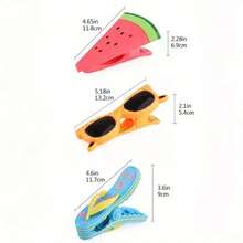 1 buc/2 buc cleme rezistente la vânt pentru prosop de plajă, pentru scaune de plajă, accesorii pentru terasă și piscină, ochelari de desene animate, pahare de cocktail, cleme de prosop, cleme decorative amuzante pentru casă (stil drăguț), cleme pentru prosop, cleme pentru scaune de plajă pentru prosoape