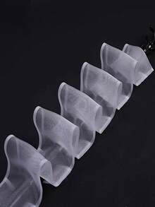 1pc New Luxury 100% Blackout Reed Bird Pattern Curtain, Suitable For Villa, Balcony, Living Room, Bedroom, 315gsm - Multicolor - View 11