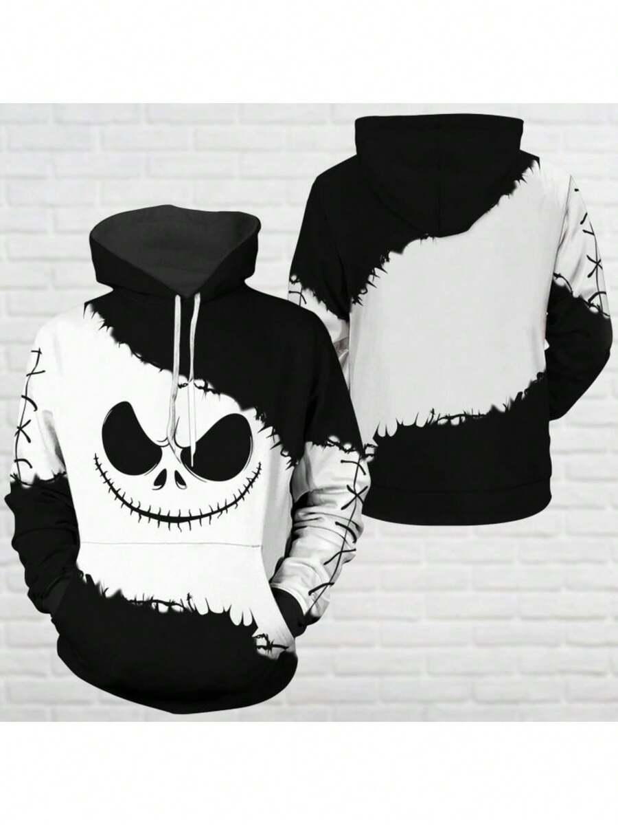 Halloween  Hoodie, Nightmare Before Christmas 3D Hoodie, Horror Movie Fan Shirt, Halloween Gift - Màu sắc hỗn hợp - Xem 1