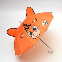 1 szt. losowy wzór, miniaturowy, uroczy parasol z uszami zwierząt, średnica 50 cm, dziecięcy parasol zabawkowy, parasol rekwizytowy, parasol dekoracyjny do fotografii
