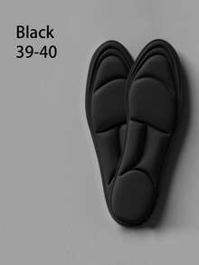 1 paire de semelles intérieures en mousse à mémoire de forme 5D - Respirantes, amortissantes, avec un soutien rembourré. Conception ergonomique pour la course, la marche et le port décontracté. Confort universel pour hommes et femmes, confort de marche, design de semelle intérieure élégant, matériau de semelle intérieure durable