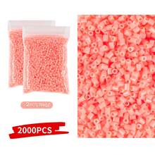 1000/2000/5000 hạt nhựa nhỏ 2.6mm, hạt ghép hình pixel, hạt sắt nung chảy, hạt trang trí DIY chất lượng cao, quà tặng thủ công. - Đậu - Xem 31