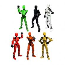 Juguete muñeco Titan Misión 13 figura acción robot multiarticulado, muñeco transformable, juguete niños divertido creativo colección aventura - Verde - Ver 6