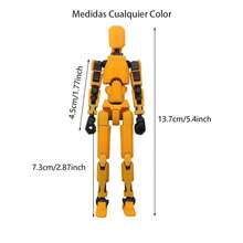 Juguete muñeco Titan Misión 13 figura acción robot multiarticulado, muñeco transformable, juguete niños divertido creativo colección aventura - Negro - Ver 2