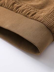 男士法兰绒加厚棉羊毛夹克 - 2025新款 - 灯芯绒冬季男士羽绒服