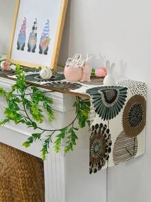 1pc Bohemian Style, Multi-Size Options, Table Runner, Table Decoration, Tablecloth, Home Decor, Dining Table Decor, Fireplace Mantel Scarf, Glass Door & Window Valance, Entryway Decor