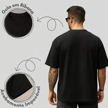 Oversized Streetwear Challenge T-Shirt With Boxing Gloves Print For Men - 白色 - 查看 5