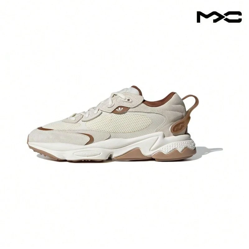Originals Ozweego Retro Comfortable Slip Resistant Durable Low Top Dad Shoes Brown Sneakers Men JR8362 - 彩色 - 查看 1