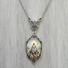 1pc Elegant Vintage Pendant Necklace, Suitable As Gift For Friends