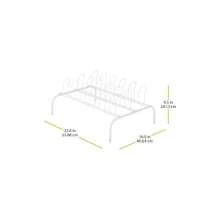 Zapatero de piso, 9 pares - Blanco - Ver 3