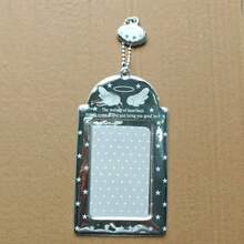 极简主义波尔卡圆点星星全息卡夹、偶像粉丝卡、学生证、礼品卡、展示配件 - 彩色 - 查看 13