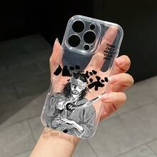 Funda de teléfono Anime Vagabond Miyamoto Musashi compatible con iPhone 16E, 16, 15, 14, 13, 12, 11 Pro Max, X, XR, XSMAX, 8, 7 Plus, TPU transparente suave en la parte trasera - Color transparente 1 - Ver 4