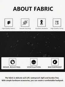 Black Floral Embroidered Multifunctional Backpack - A Fashionable Companion For Study, Commute And Travel. This Backpack Combines Practicality And Aesthetics: The Main Body Is Made Of Durable Black Fabric, Decorated With Delicate Light-Colored Floral And Butterfly Embroidery On The Front.