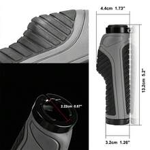 1 Pair Bicycle Handlebar Gloves – Lock System Anti-Slip Covers, Ergonomic Grip Reduces Hand Fatigue, Suitable For Mountain & Road Bikes