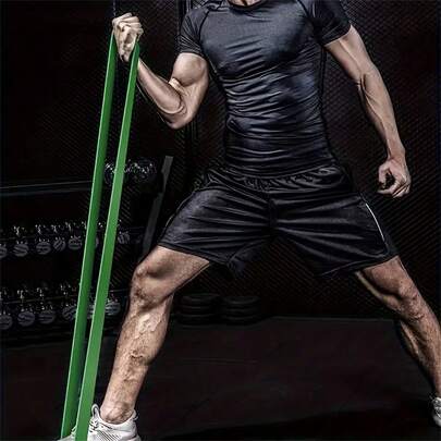 Heavy Duty TPE Resistance Bands, Stackable Portable Fitness System Including Long Elastic Workout Bands And Loop Stretch Bands, Suitable For Home Gym, Yoga, Pilates And Strength Training - Full Body Workout Covering Glutes, Legs, Arms And Core Muscles - High Density TPE Material Non-Slip Handles, Durable And - Unisex - Warm Up, Stretch, Muscle Shaping - Suitable For All Fitness Levels - Comes With Storage Bag