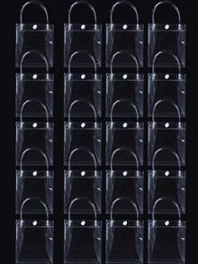 1/5/10/20/30/40/50pcs Valentine's Day Gift Bags, Transparent PVC Tote Bags With Handles, Reusable, Waterproof, Dirt-Resistant, Suitable For Holidays, Party Gifts, Shopping And Small Business Packaging - Gift Bag - View 17