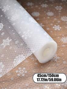 1 Roll Of Eva Kitchen Cabinet Drawer And Shelf Liner, Anti-Slip & Waterproof Fridge Table Mat Back To School