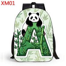 Cartoon Panda Backpack, Cute Minimalist Backpack, Lightweight 12-Inch Single Layer Backpack, Unisex Casual Daypack, Portable Travel Bag
