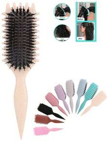 Trident 美发造型梳 – 弹力气垫梳，适用于卷发，防毛躁分区梳，带气囊设计，居家护发，打造蓬松卷发，梳子，发梳，木梳，发梳，梳子，理发师，后梳，梳子，梳头发，卷发梳，解结梳，球形梳，迷你发梳，卷发产品，圣诞节，美发，木梳，发梳，迷你发梳，解结梳，发梳，卷发梳，美发设备，旅行必备，发型，美发，发梳，后梳，造型梳，卷发梳，边缘梳，发梳，梳头发，发梳套装，梳头发，卷发梳，解结梳，女士发梳，头发，旅行，美发产品，美发工具，美发用品，理发师，理发师配件，理发店，美发设备