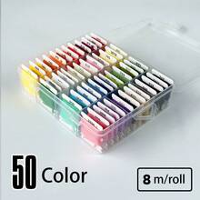 40/50/80/120 Color Embroidery Thread DIY Cotton Multi-Color Embroidery Yarn Sewing Embroidery Thread Set With Organizer Box Threads Embroidery Thread, Colorful Cross Stitch Thread, Embroidery Yarn Set, Embroidery Starter Kit DIY Craft