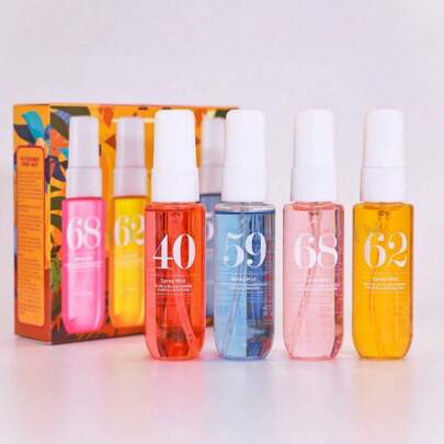 10瓶/5瓶/4瓶装便携式巴西香氛喷雾，限量版室内外香薰空气清新剂，多层提升幸福感喷雾系列，持久自然清新迷人香气，植物萃取香氛喷雾，强效空气清新剂，适用于衣物、家居和汽车，可用作香薰机，除臭清新空气，舒缓情绪，营造浪漫氛围，适合家居装饰和汽车使用。