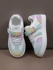 1双 磨砂PU拼接低帮休闲防滑儿童运动鞋 - 彩色 - 查看 17