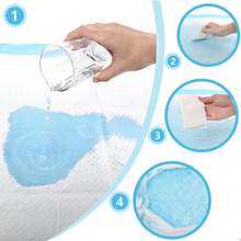 50-Piece Puppy Pee Pads, Pee Pads, Puppy Pee Pads, Dog Training Potty Pee Pads, Sanitary Dog Training Pads, Super Absorbent. 50/20/10 Pieces * Bag, 40 * 60 Cm, 60 * 60 Cm, 60 * 90 Cm - 40cm*60cm 30 miếng - Xem 4
