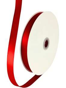 listón listón Liston Satinado 1.5cm de Ancho 90 Metros de Largo, Tela de Poliester (Rojo) - Morado - Ver 6