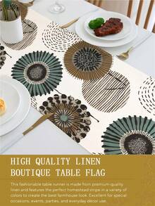1pc Bohemian Style, Multi-Size Options, Table Runner, Table Decoration, Tablecloth, Home Decor, Dining Table Decor, Fireplace Mantel Scarf, Glass Door & Window Valance, Entryway Decor