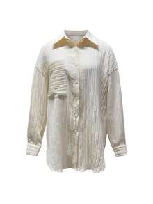 Áo cánh thời trang nữ thường ngày, phù hợp cho mùa thu, xuân và đông - Màu be - Xem 4