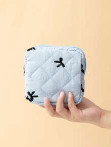 Schmetterlings-Muster tragbare Mini-Reißverschluss-Kosmetiktasche/Binden-Aufbewahrungstasche, flauschige Makeup-Tasche, Toilettenartikel-Organizer, Binden-Tasche, Binden-Aufbewahrungstasche, tragbare Aufbewahrungstasche, zum Aufbewahren von Binden, Slipeinlagen, Kosmetiktaschen, Kosmetiktasche, Make-up Organizer, Make-up Tasche, Make-up Taschen, kleine Kosmetiktasche, Kosmetiktasche, große Kosmetiktasche, Weihnachtsgeschenke, Tasche, Clutch / kleine Handtasche, Make-up Organizer, Tasche, Pinseletui, Mini-Tasche, Tasche mit großer Kapazität, Geschenke für Frauen, Weihnachtsgeschenke, Geschenkideen für Frauen