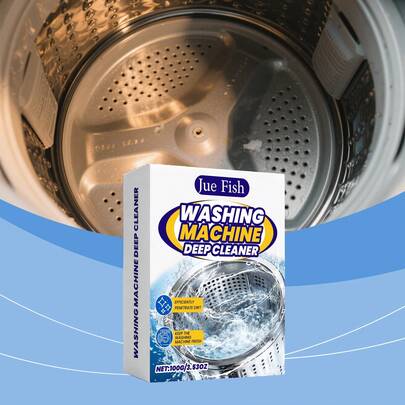 Washing Machine Tub Cleaning Powder - Removes Dirt And Scale, Cleans Odors, Suitable For Drum And Pulsator Washing Machines