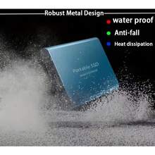 Portable SSD 2TB External Solid State Drive, 2TB SSD External Hard Drive - Xanh lam-2TB - Xem 6